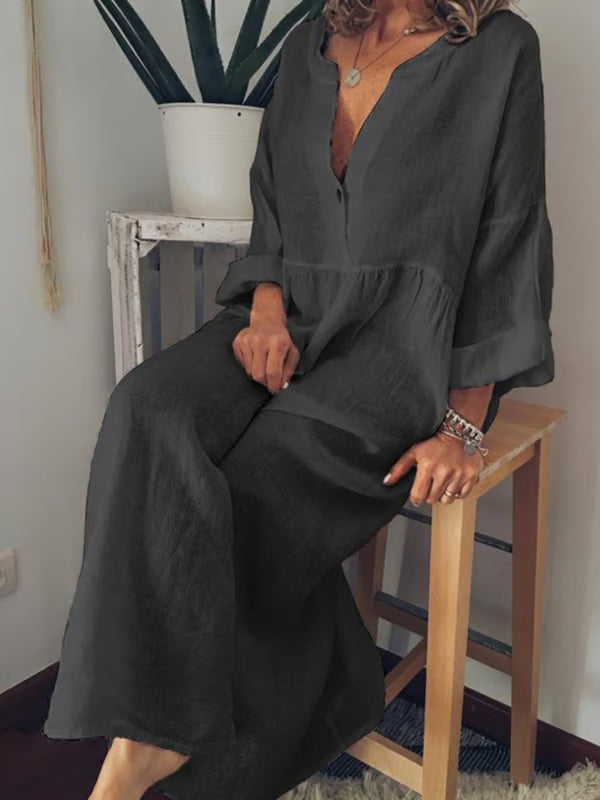 Robe longue décontractée