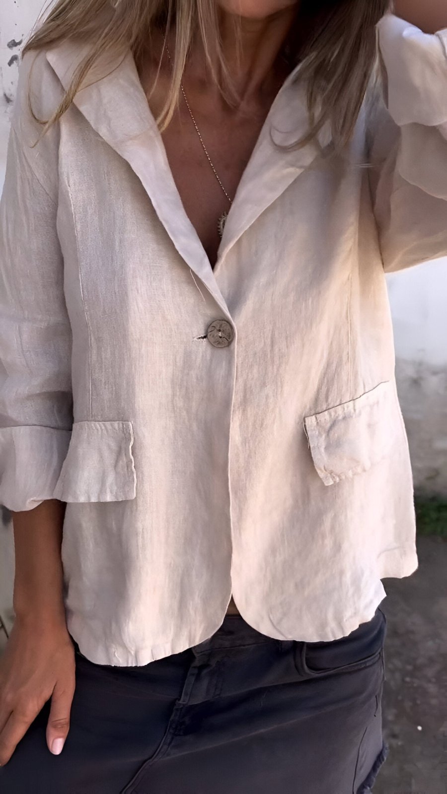 Ellie™ | Top Blazer Minimaliste