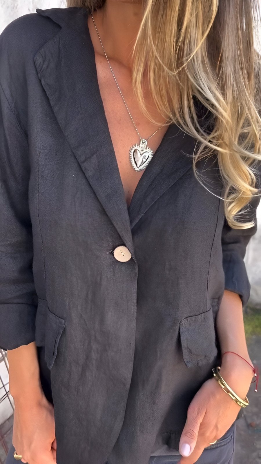 Ellie™ | Top Blazer Minimaliste