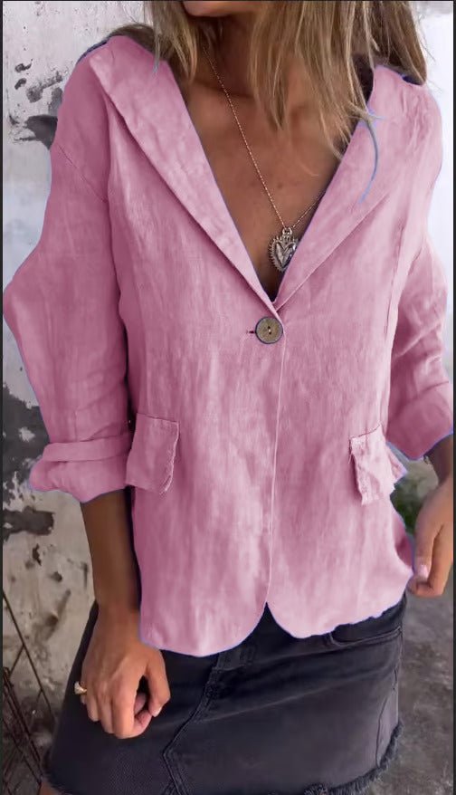 Ellie™ | Top Blazer Minimaliste
