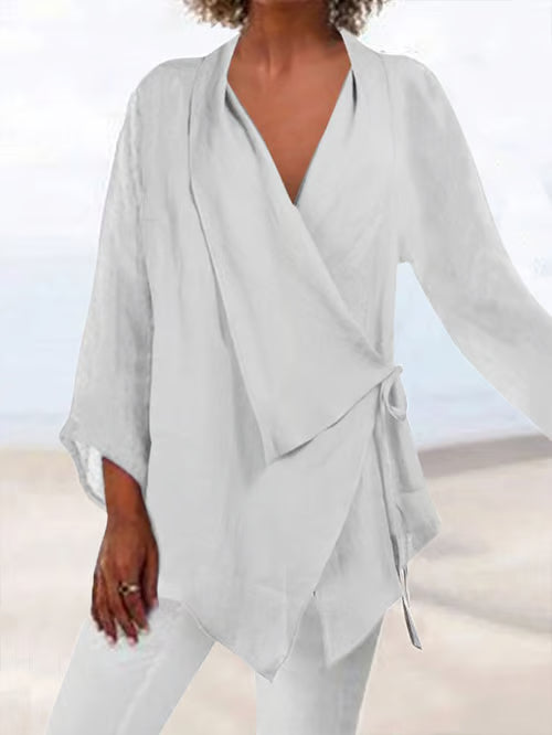 Carmen I chemise en lin oversize