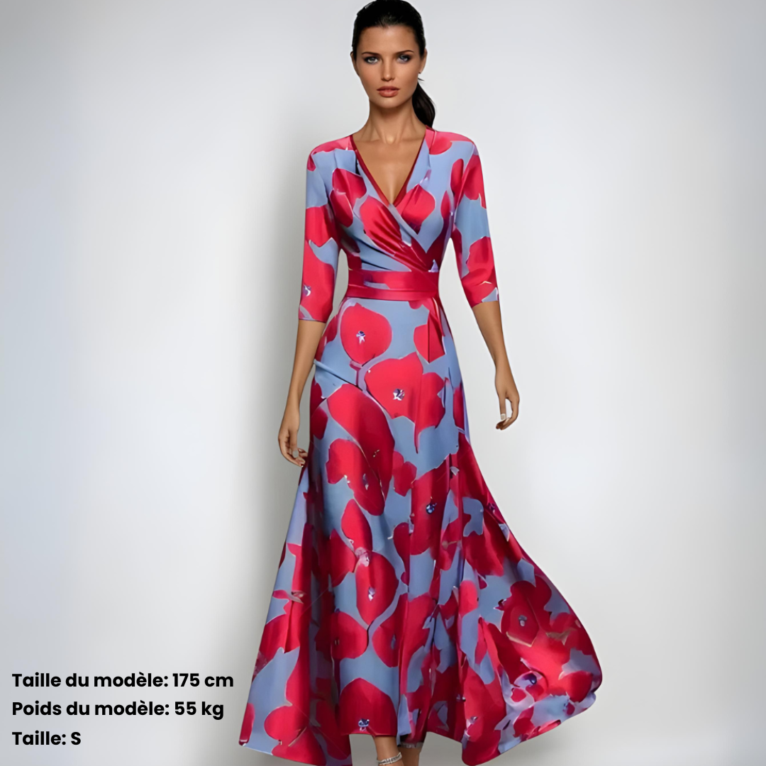 Emily - Robe Fleurie de Luxe
