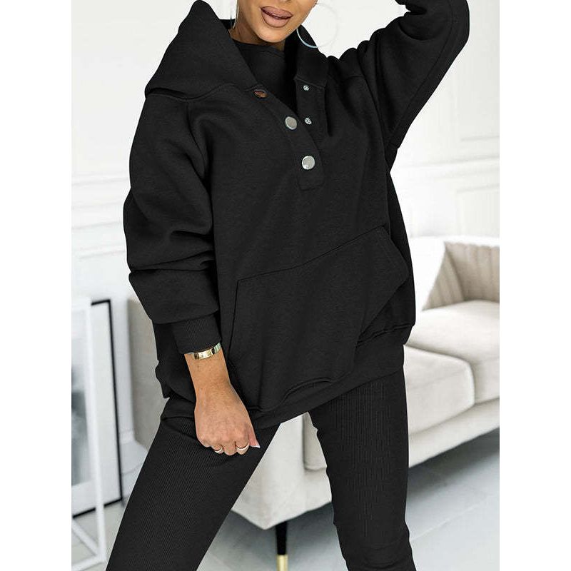 Confortable Ensemble de Hoodie 3 pièces