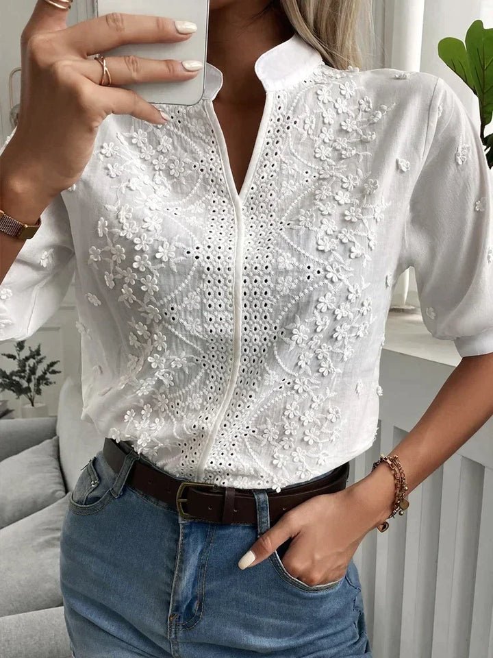 Leah™ | Blouse Élégante Chic