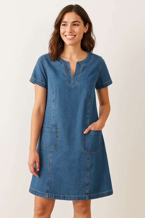 Robe Élégance Denim