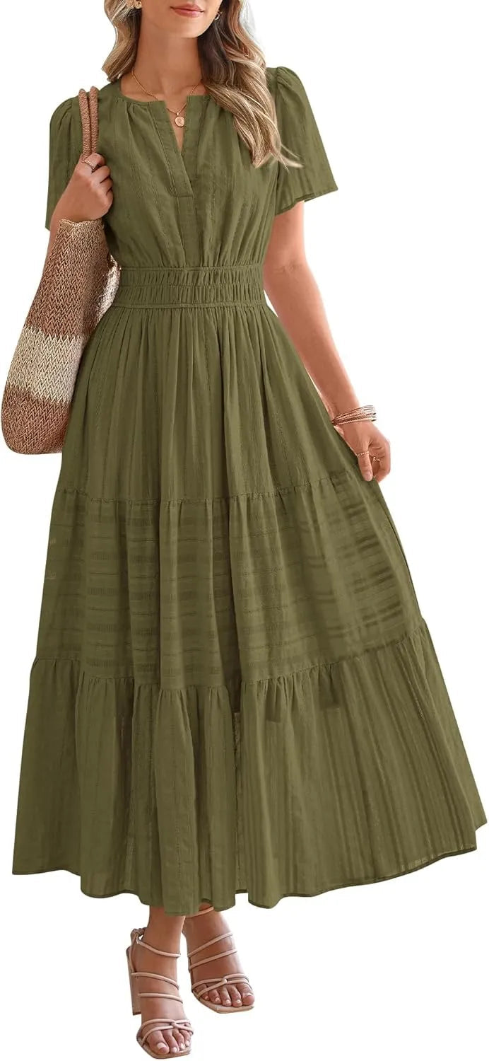 Clea | Robe Midi Décontractée