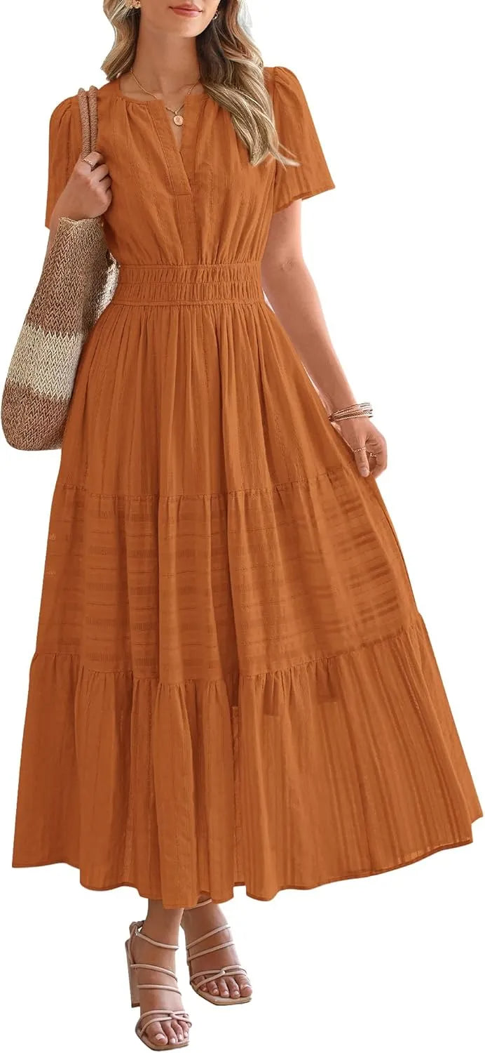 Clea | Robe Midi Décontractée