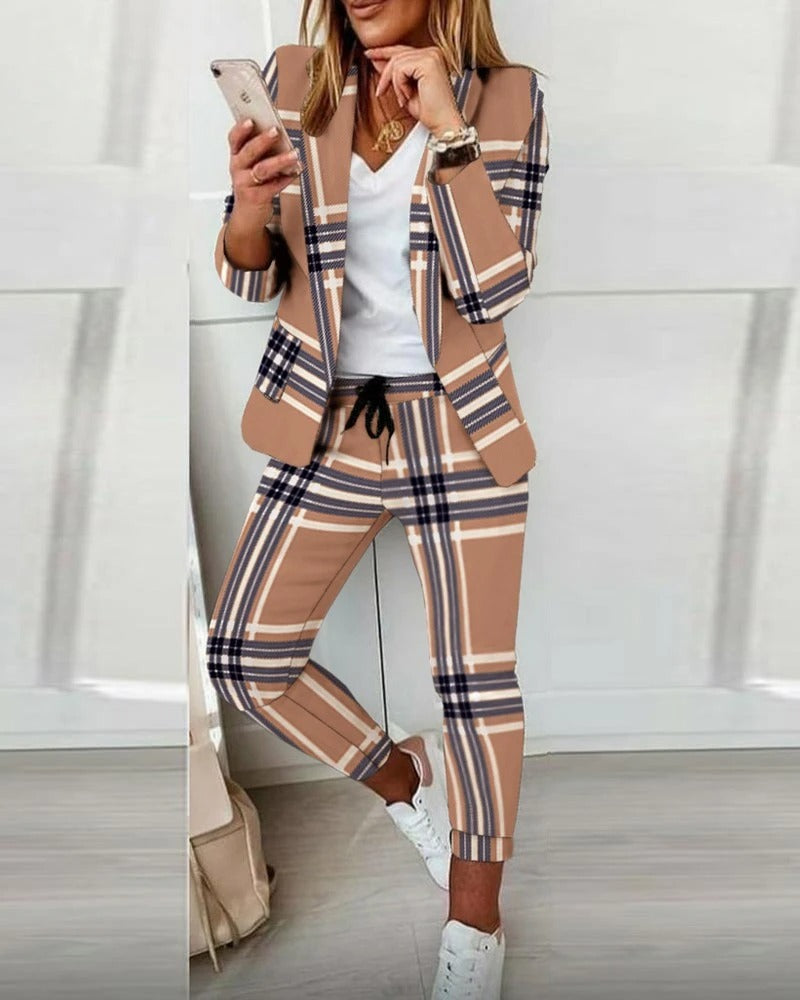 Audrey | Ensemble blazer 2 pièces Chic