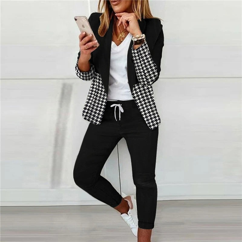 Audrey | Ensemble blazer 2 pièces Chic