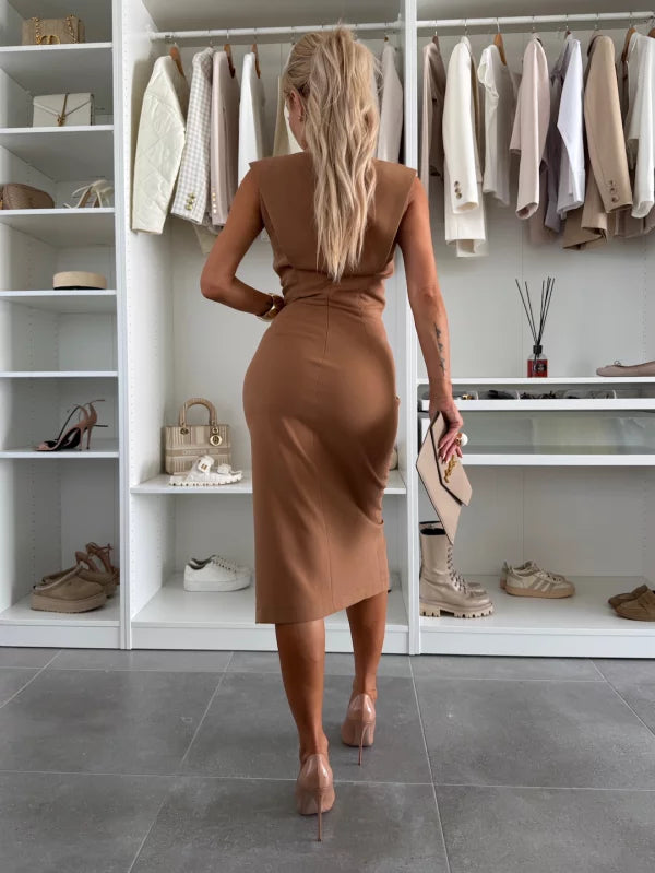 Lisa | Robe Fendue Élégante