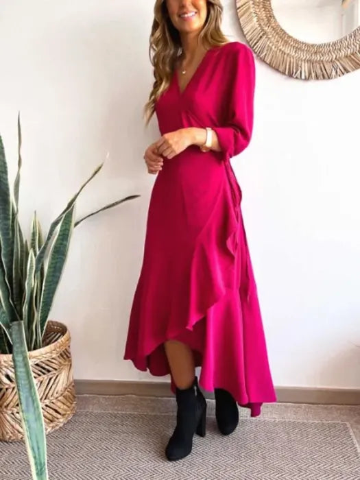 Léa | Robe Décontractée en Satin
