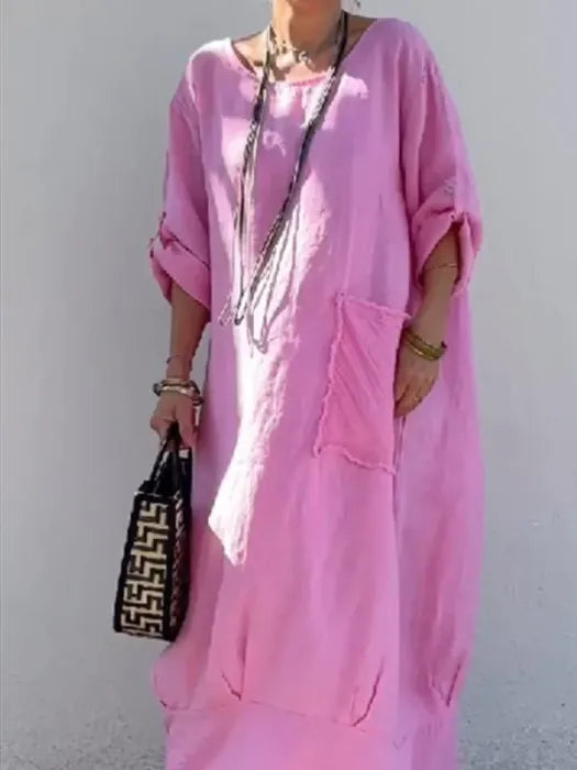 Ami | Robe Longue en Lin