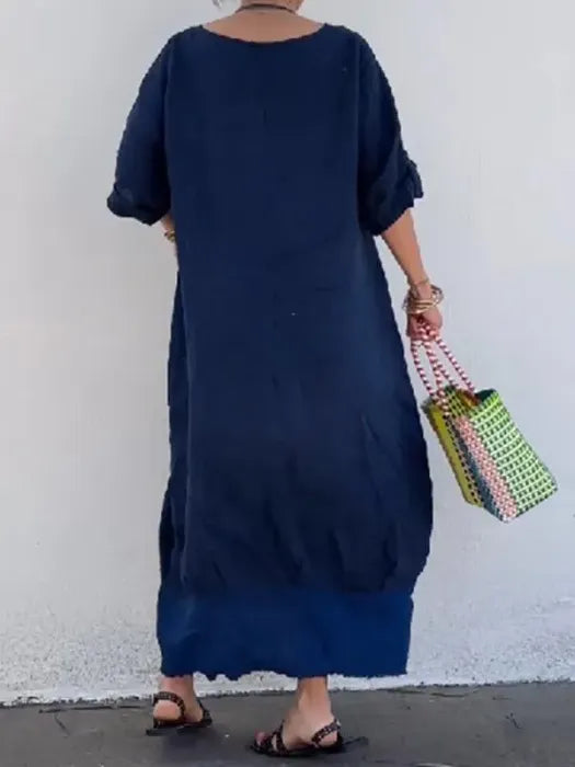 Ami | Robe Longue en Lin