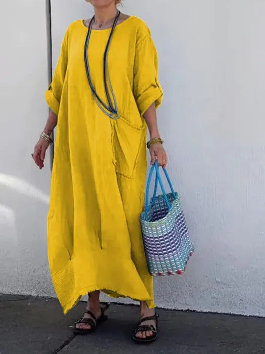 Ami | Robe Longue en Lin
