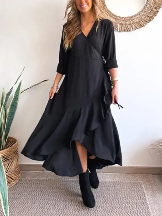 Léa | Robe Décontractée en Satin