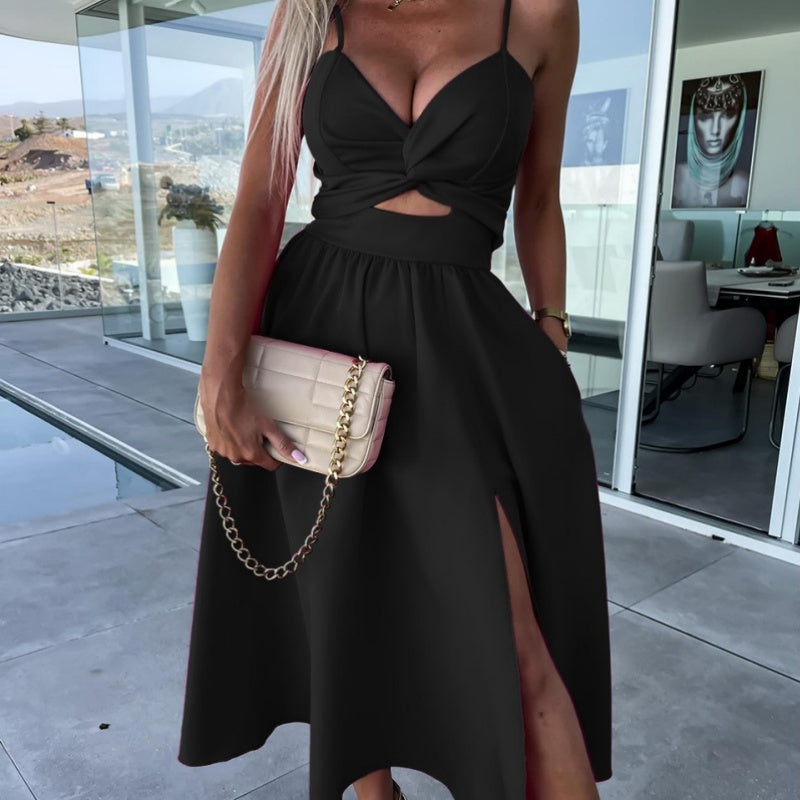 Suzette I Robe Fendue Dos Nu