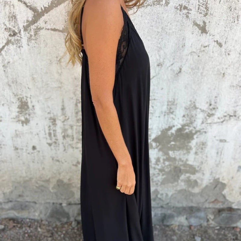 Élise | Robe Maxi Dentelle & Décolleté V