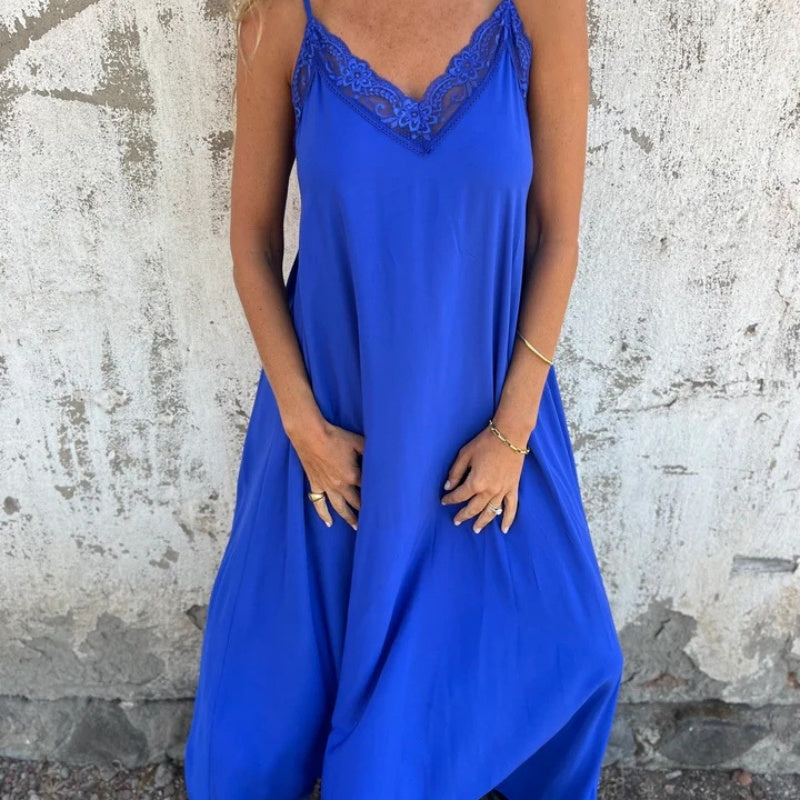 Élise | Robe Maxi Dentelle & Décolleté V