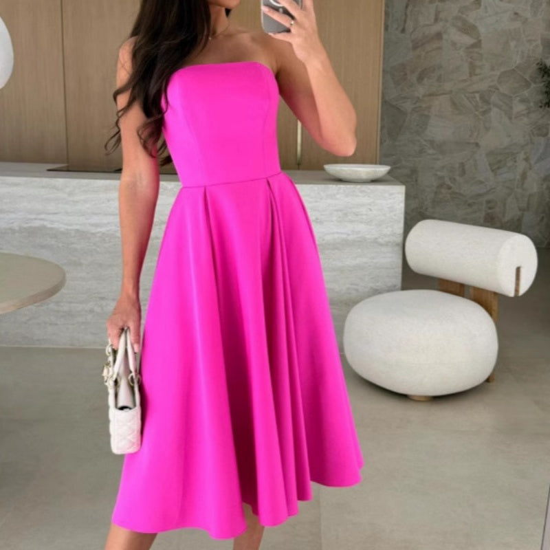 Lucie | Robe Midi Élégante