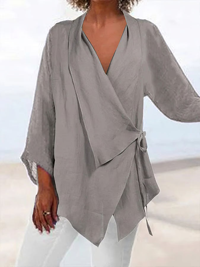 Carmen I chemise en lin oversize