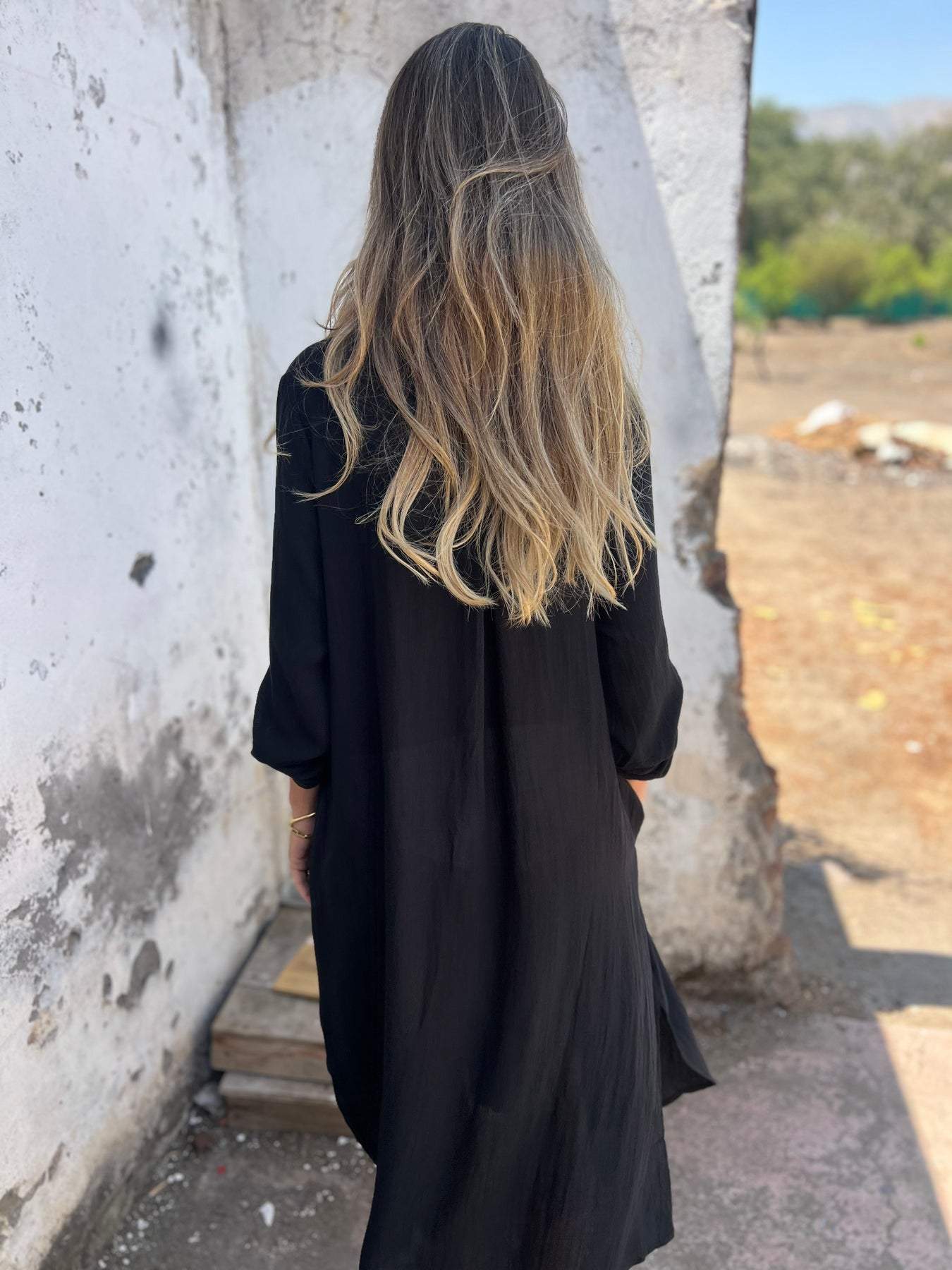 Sofia | Robe-Chemise Décontractée en Lin