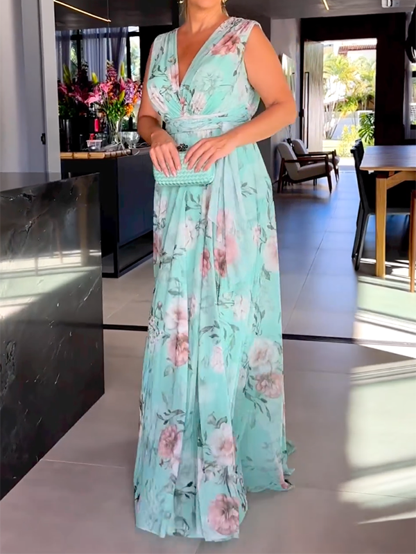 Camille | Robe Midi Décolleté V