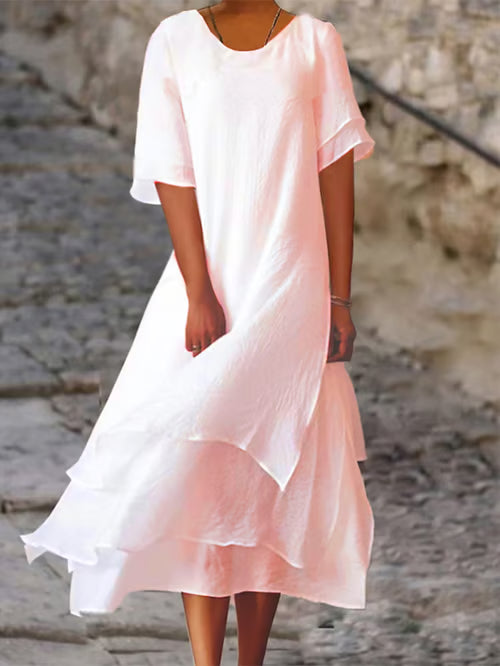 Elena I robe en lin élégante