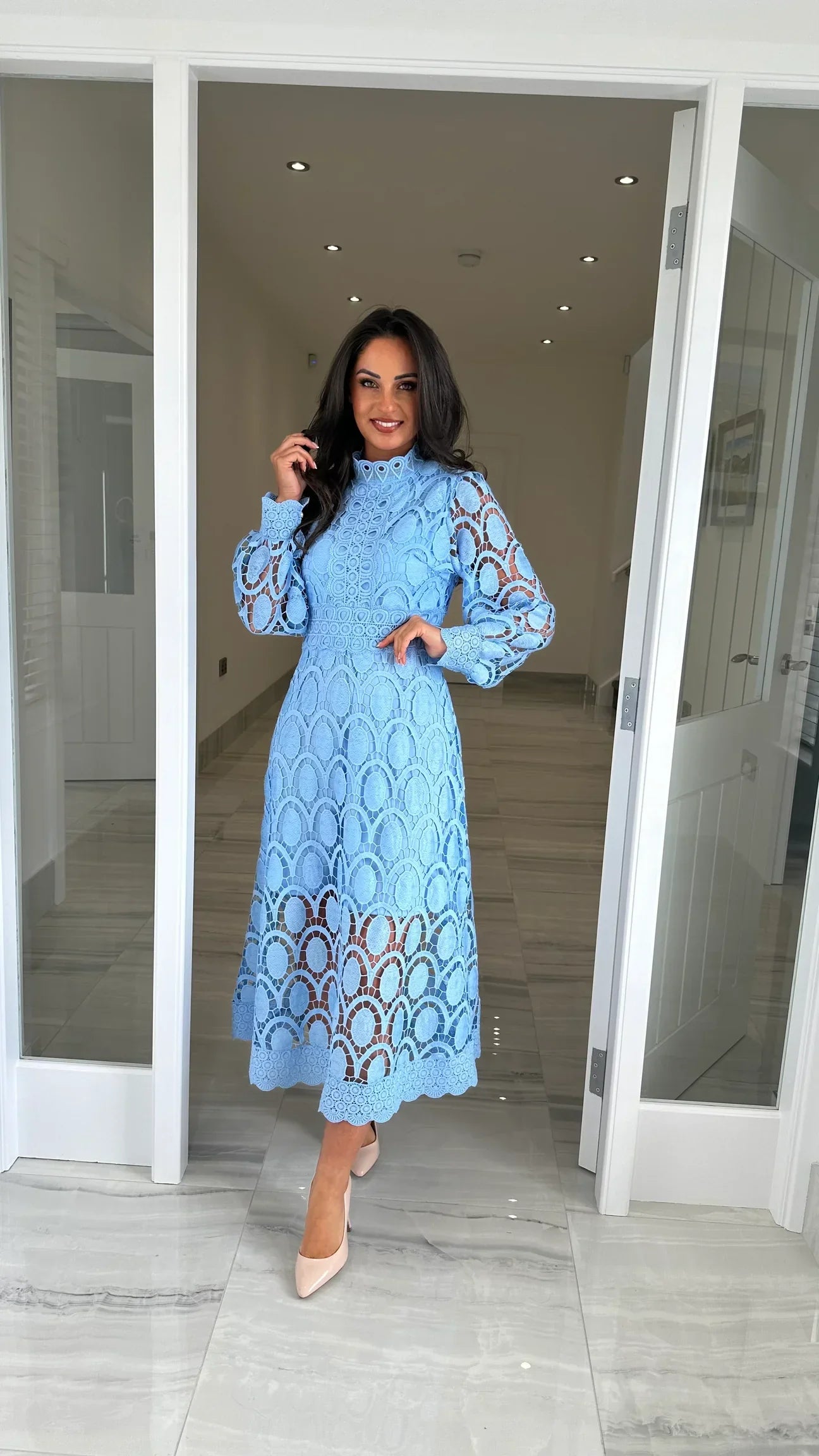 Charlotte | Robe Midi en Dentelle