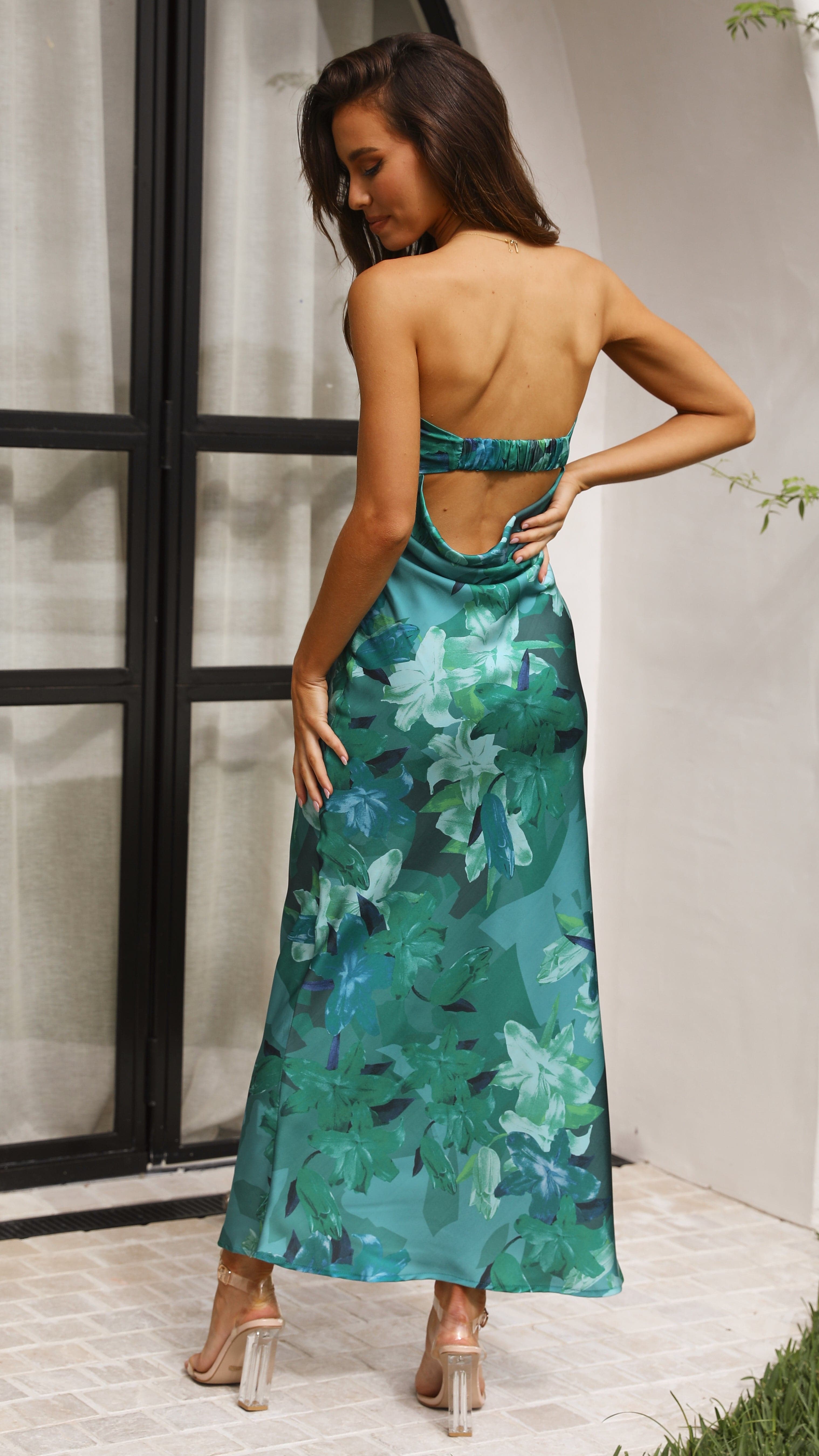 Julie | Robe en satin fluide et légère