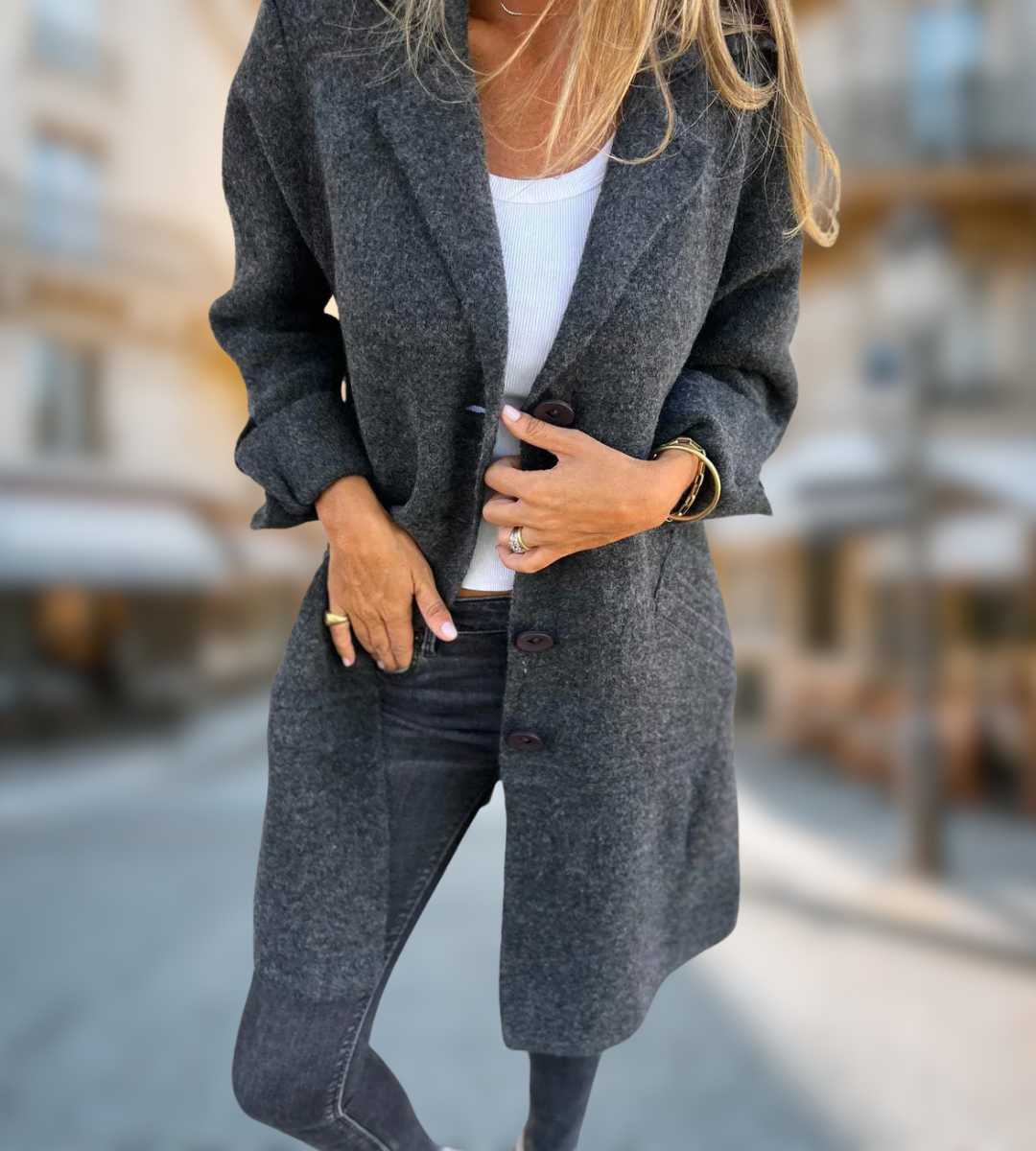 Jeanne I Manteau en Laine