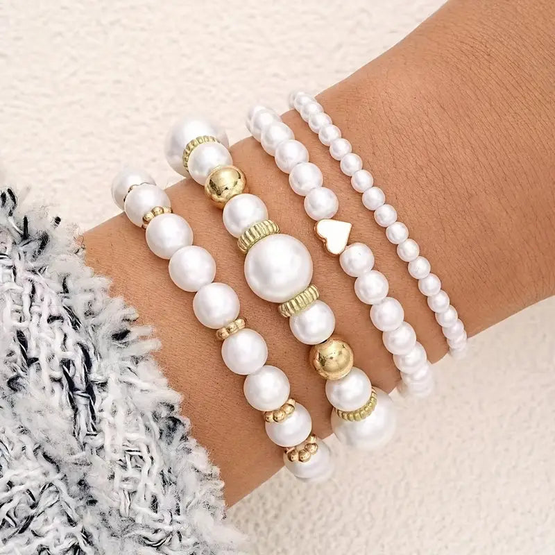 Camille | Bracelet perles Élégant
