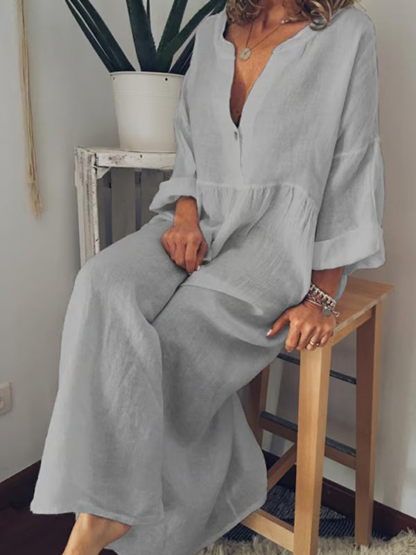 Robe longue décontractée