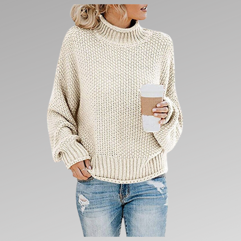 Blanche - Pull tricoté classique