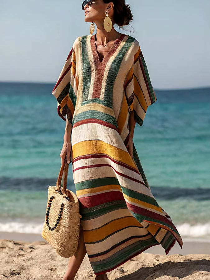 Robe Longue en Lin Élégance