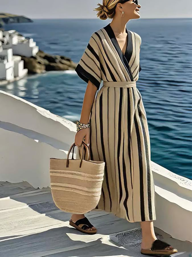 Robe Légère en Lin Fin