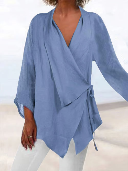 Carmen I chemise en lin oversize