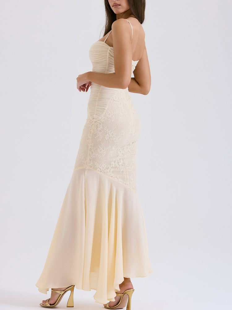 Quincy | Robe Sirène Dentelle Mesh