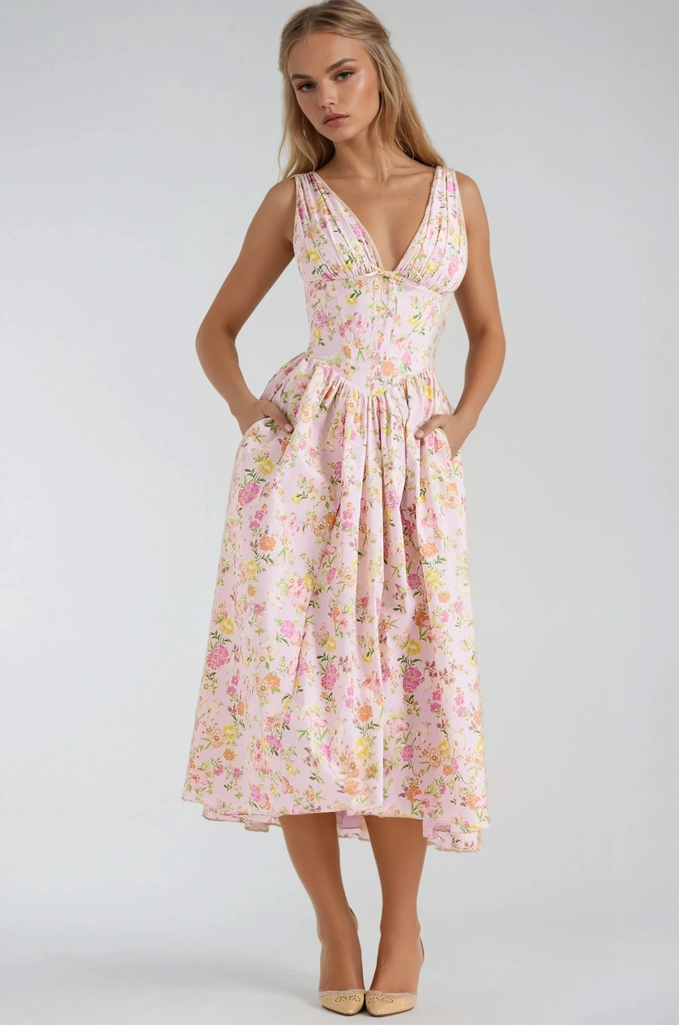 Madeleine | Robe midi confortable et affirmée