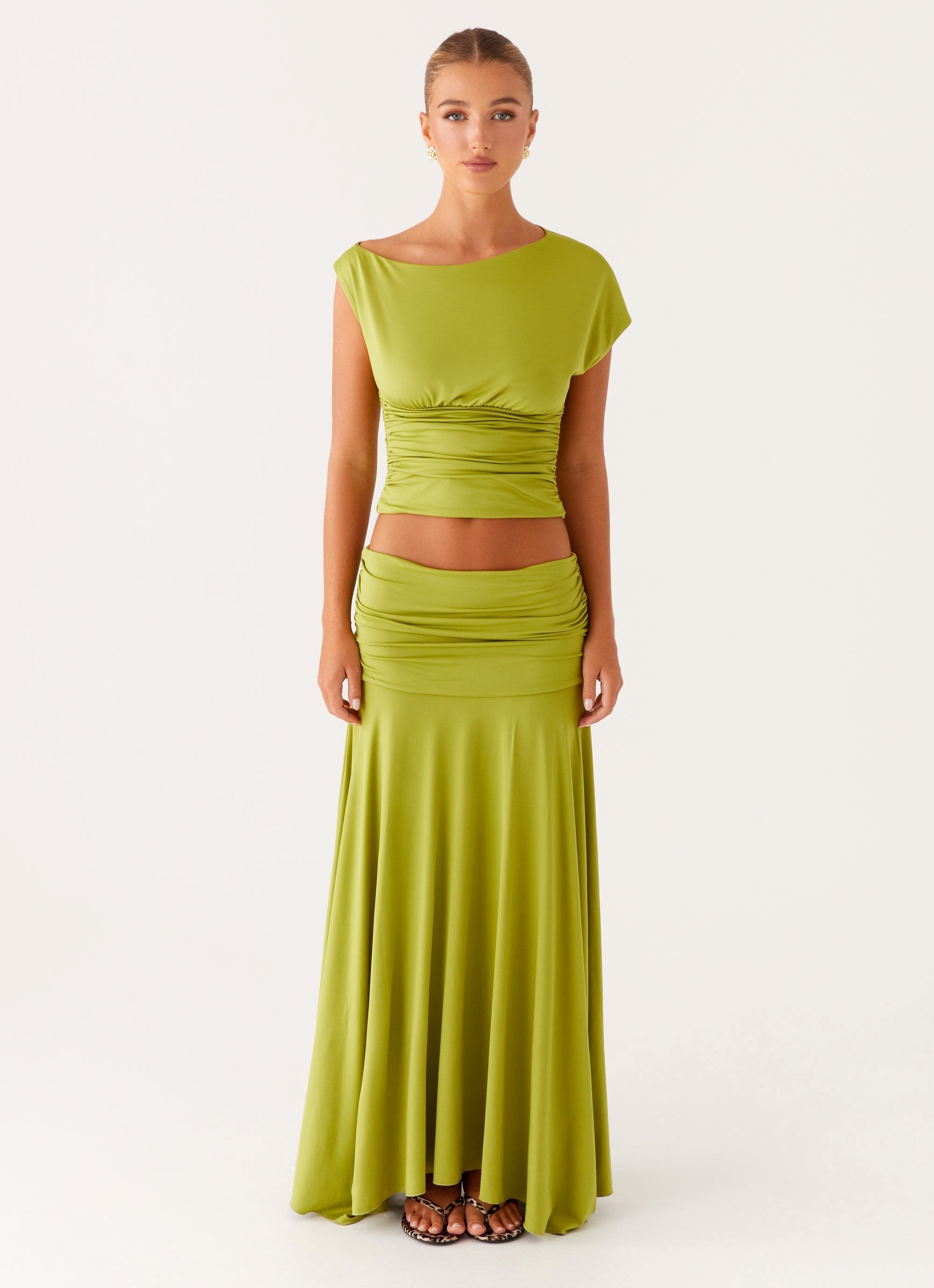 Liana | Jupe Maxi Froncée