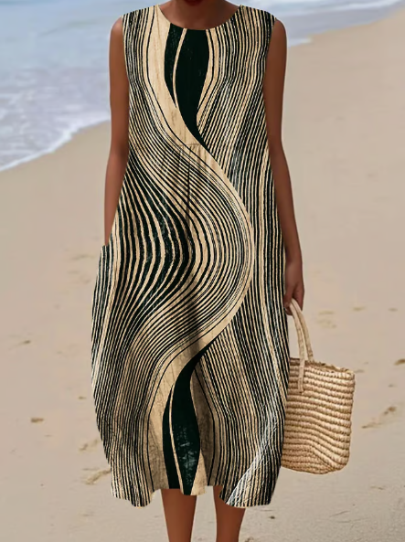 Robe courte Ondes Dorées