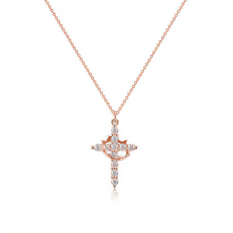 Collier Croix Royale (1+1 Gratuit)