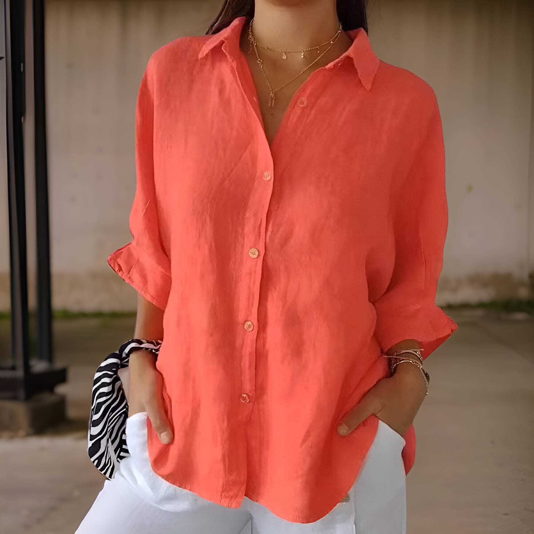 Giulianen | Blouse Élégante en Lin