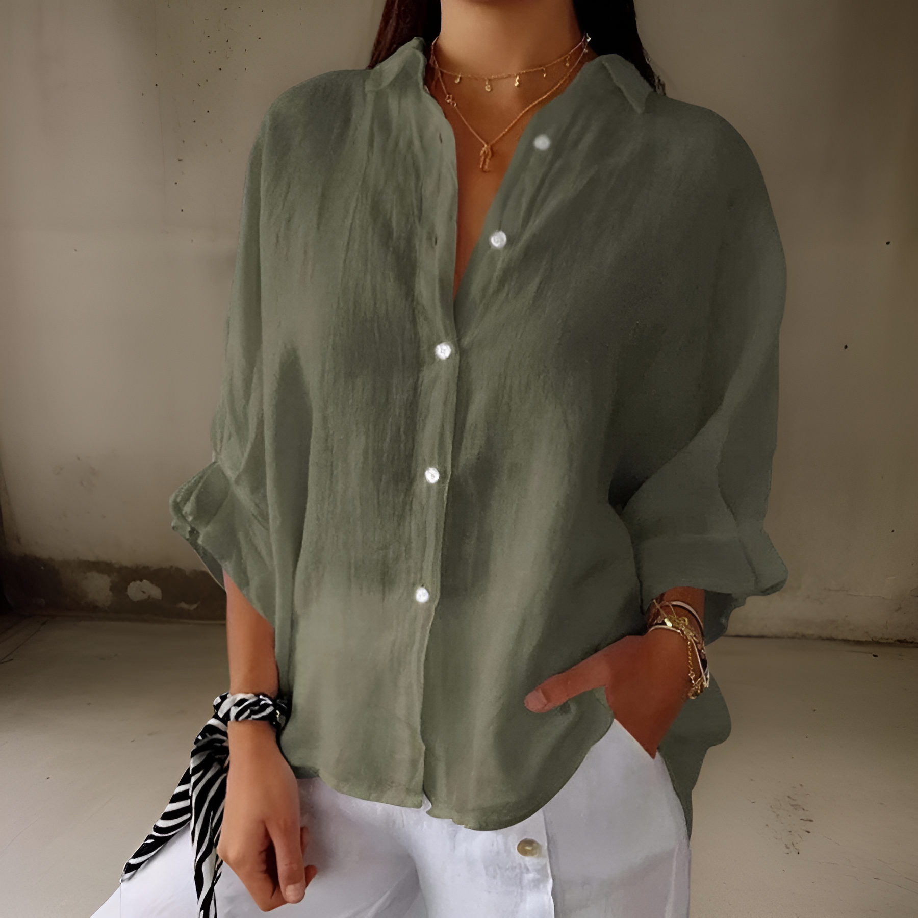 Giulianen | Blouse Élégante en Lin