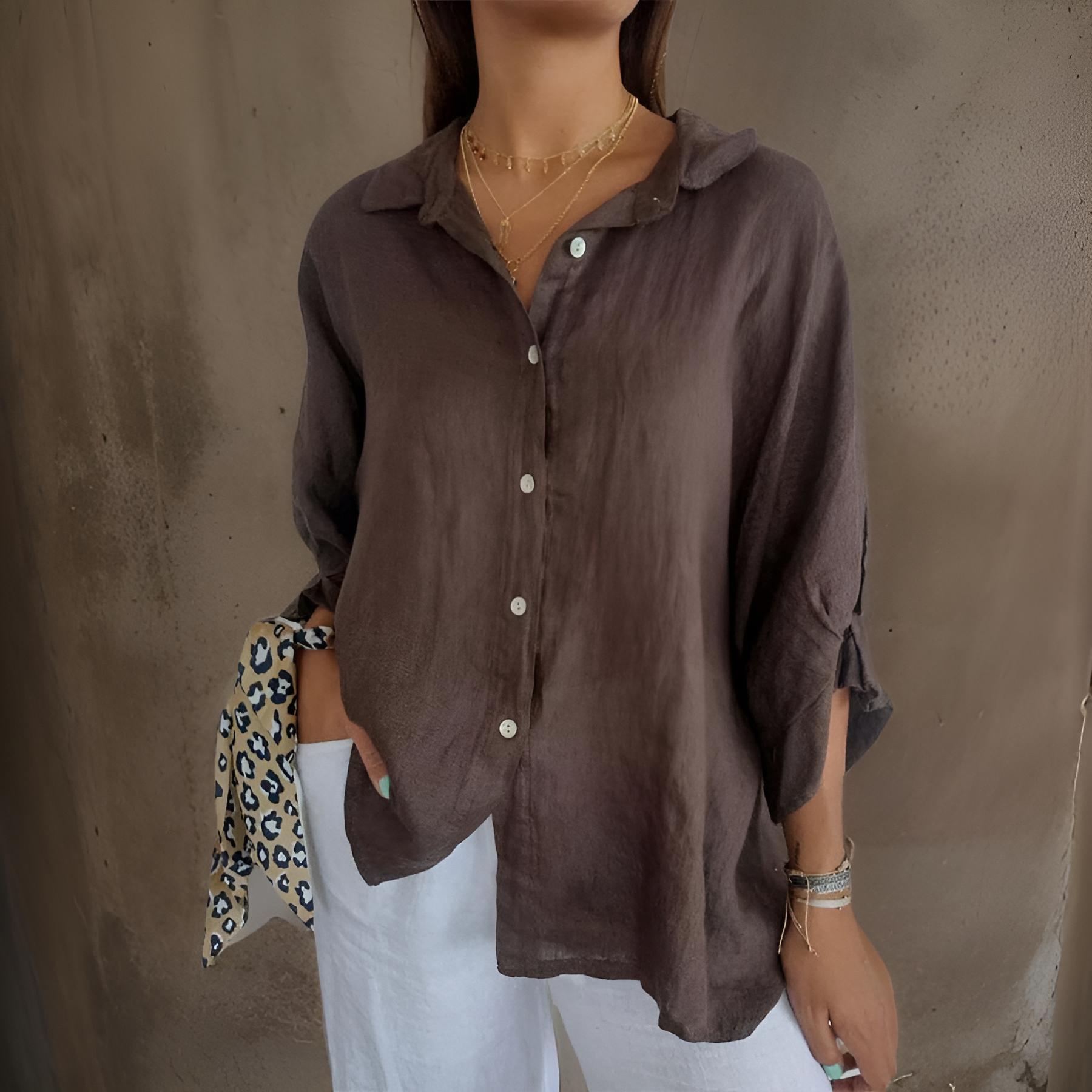 Giulianen | Blouse Élégante en Lin