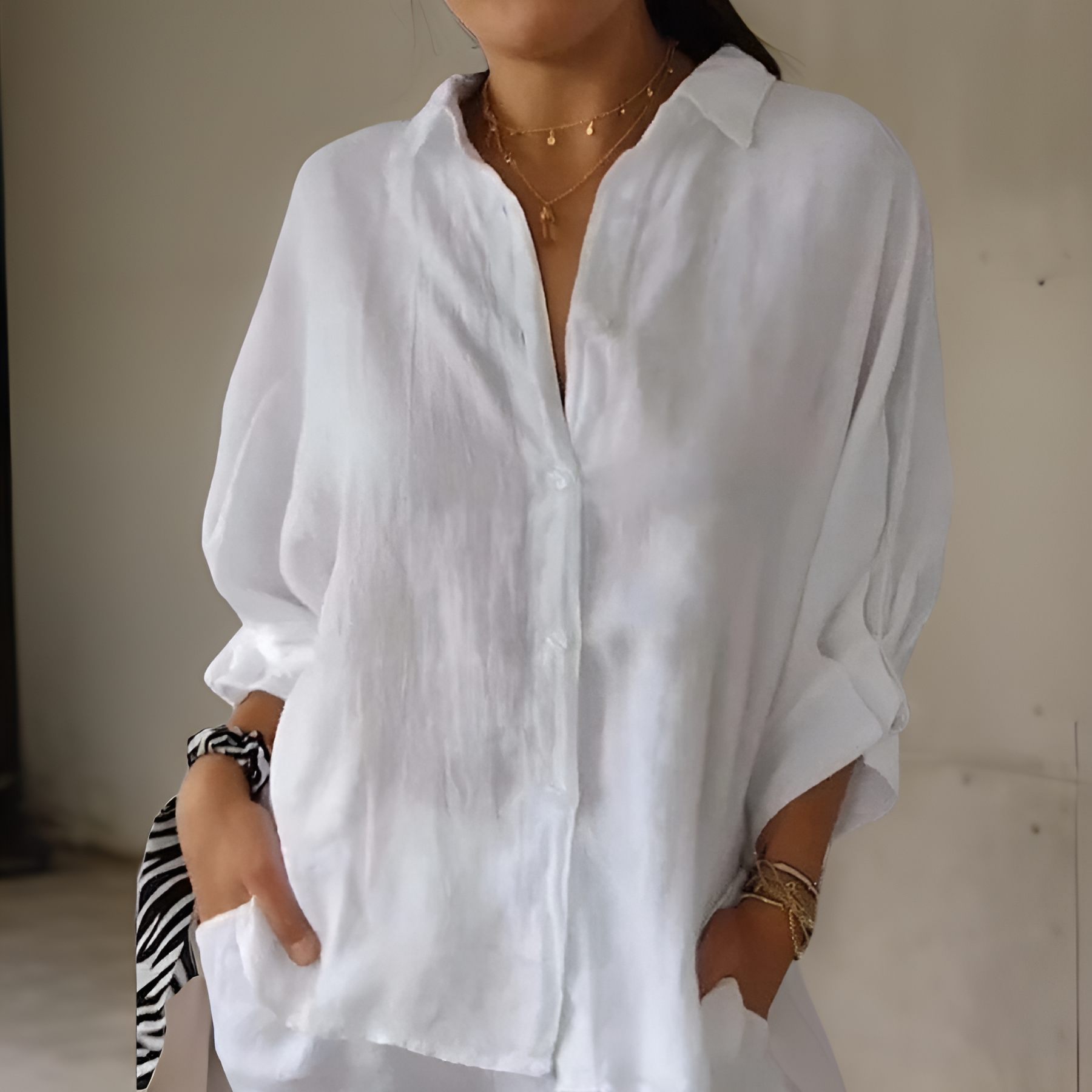 Giulianen | Blouse Élégante en Lin