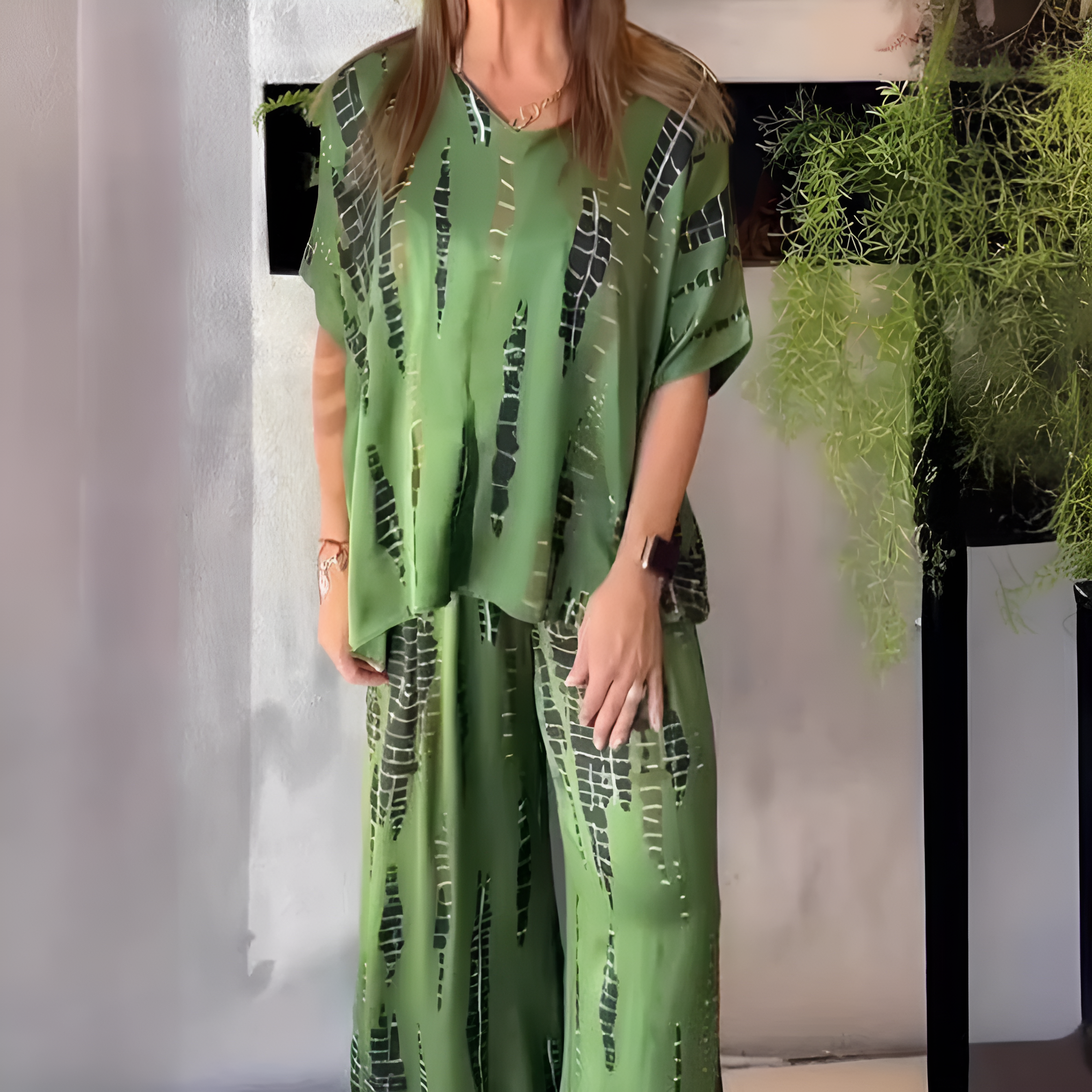 Monique | Ensemble Tendance à Coupe Ample