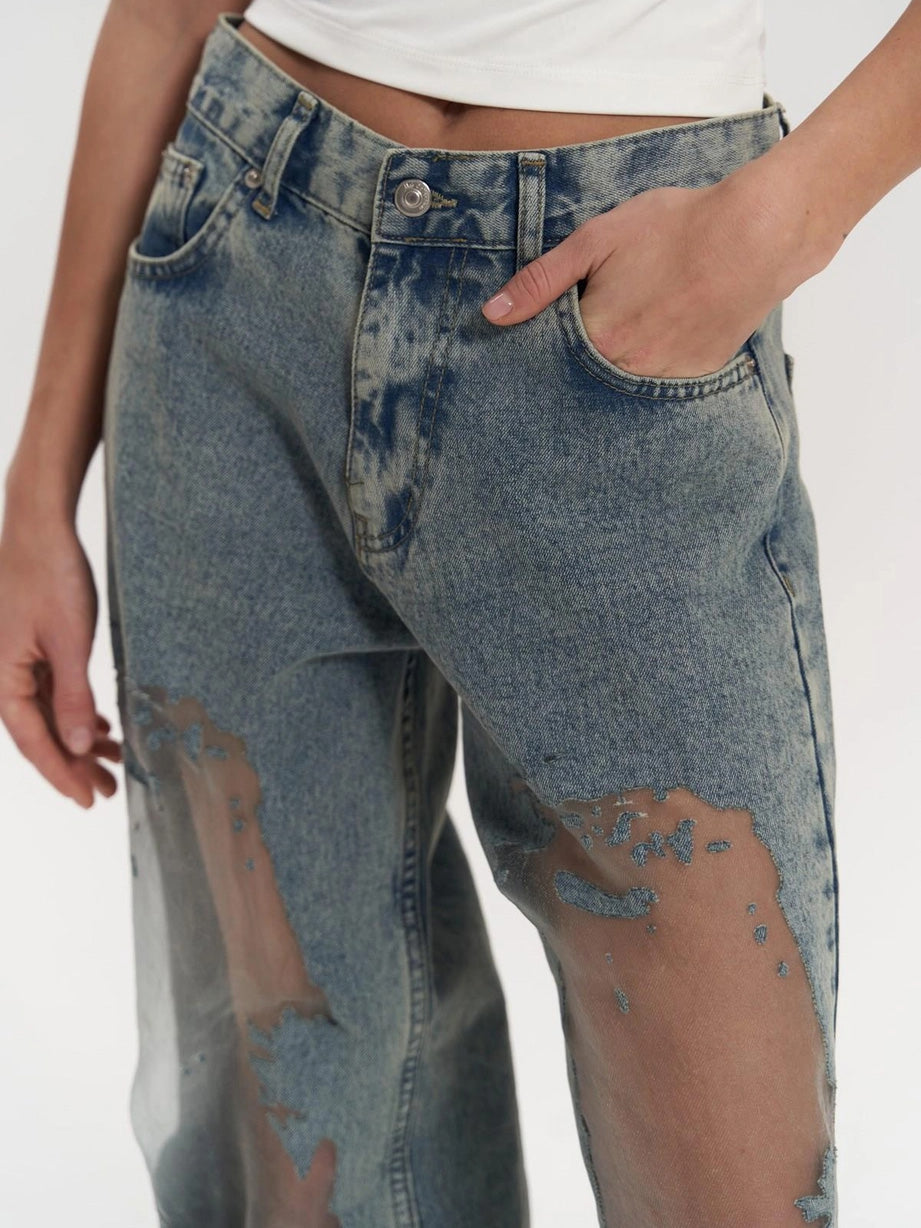 Chloé  | Jean Denim Transparent