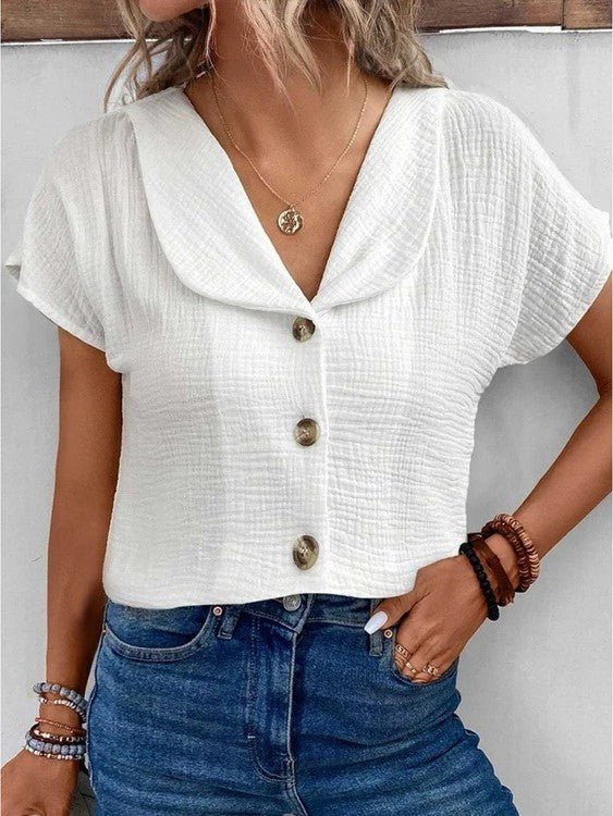 Aliyah™ | Blouse d'Été Chic
