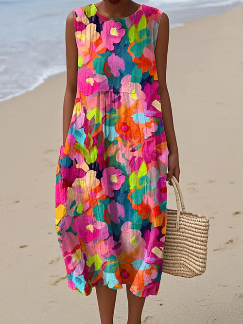 Joyful dress with print