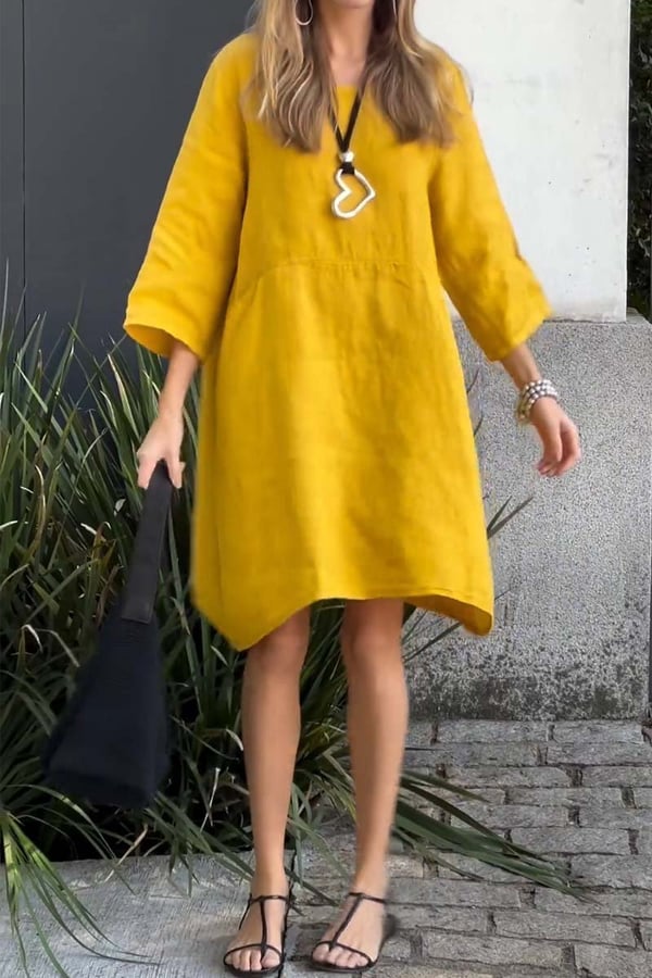 Robe Décontractée Lin